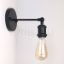 antik-fali-lampa-matt-fekete