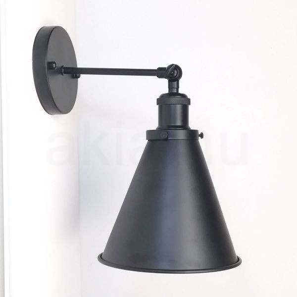 antik-fali-lampa-matt-fekete-szin-olvaso-buraval