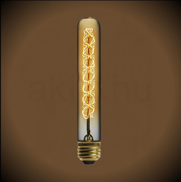 Edison T185 spirál szálas dekor izzó 40W teljesítménnyel