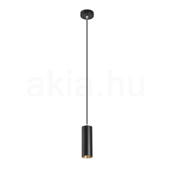 MAVRO DIMM függö lámpa fekete/aranysárga 230V LED 12W 38° 3000K