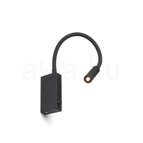 EKE fali lámpa fekete 230V LED 3W 60° 3000K