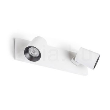 KENNY II felületre szerelhető fehér/fekete  230V LED GU10 2x8W