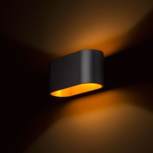 MARIO  matt fekete/aranysárga  230V LED G9 5W