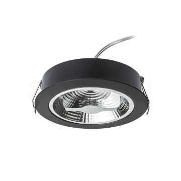 KELLY LED DIMM süllyesztett lámpa fekete 230V LED 15W 45° 3000K