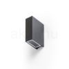 UKKO fali lámpa fekete 230V LED 2x3W 55° IP54 3000K
