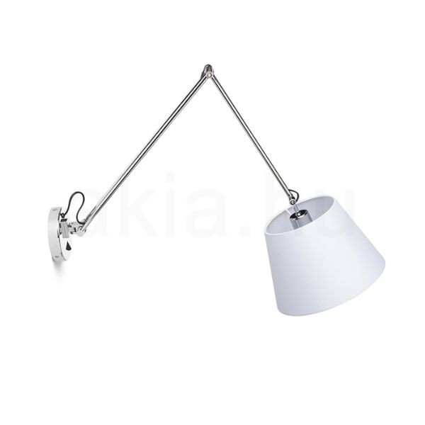 ASHLEY fali lámpa fehér króm 230V LED E27 15W