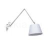 ASHLEY fali lámpa fehér króm 230V LED E27 15W
