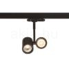 BEEBA II háromfázisú áramkörös sínre fekete  230V LED GU10 2x8W