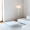 PLAZA állólámpa fehér króm 230V LED E27 15W