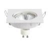 TOPIC SQ dönthető lámpa matt fehér  230V LED GU10 8W