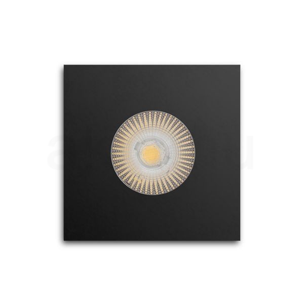 WATERBOY SQ  matt fekete  230V LED 10W 40° IP65  3000K