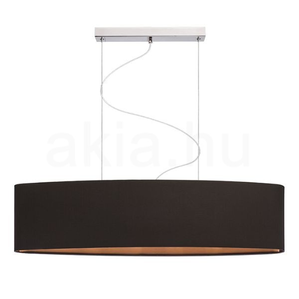 CASUAL 90/22 lámpabúra Polycotton fekete/réz fólia max. 23W