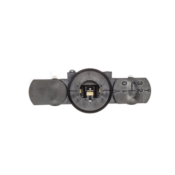 EUTRAC adapter háromfázisú áramkörös sínre fekete  230V 