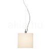 LUCIA 15x15 függő lámpa  szatén üveg/króm 230V LED G9 5W