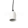 FABIO függesztő készlet fekete porcelán 230V LED E27 15W