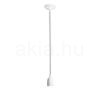 FABIO függesztő készlet fekete/fehér porcelán 230V LED E27 15W