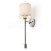 VERSA fali lámpabúra fehér matt nikkel 230V LED E27 LED 15+3W 40°  3000K