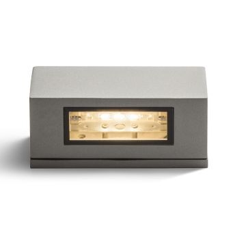 WOOP fali lámpa ezüstszürke  230V R7s 78mm 12W IP54
