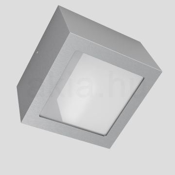 DEZA négyzetes  alumínium/szatén üveg 230V LED G9 5W IP54