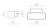 REEM fali lámpa fehér 230V LED 4.5W 3000K