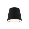 NIZZA 18/15 lámpabúra  Polycotton fekete/fehér PVC  max. 28W