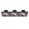 SHARM SQ III süllyesztett lámpa barna/gyöngyházarany  230V LED 3x10W 24°  3000K
