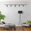 BAHIA három áramkörös sínre fekete  230V LED 28W 38°  3000K