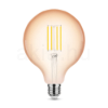 LED Filament Amber Globe G125 4W E14 320° 1800K (300 lumen) dimm.