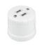 Porcelán USB csatlakozó falonkívüli, fehér