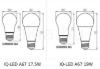 LED fényforrás IQ-LED A67 IQ-LED A67 N 19W-NW