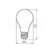 LED fényforrás XLED STEPDIM XLEDA60 7W-WW-STEPDIM