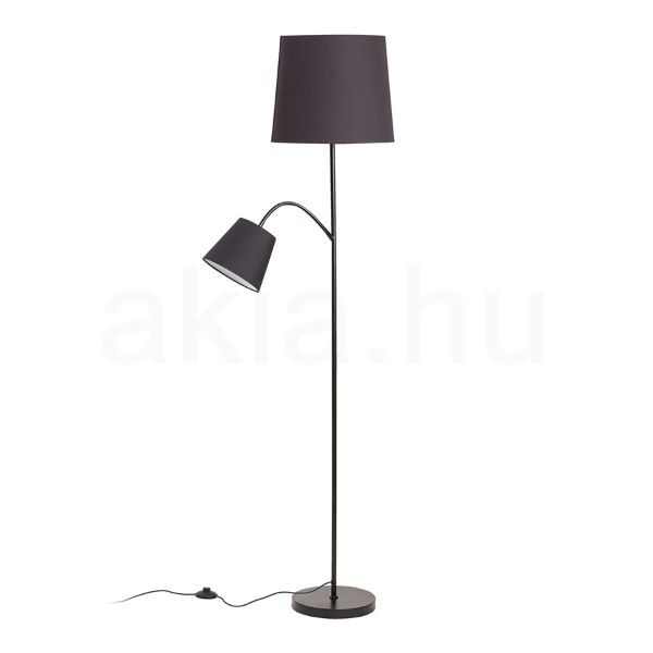 PAMPA állólámpa talapzat fekete 230V LED E27 11+7W