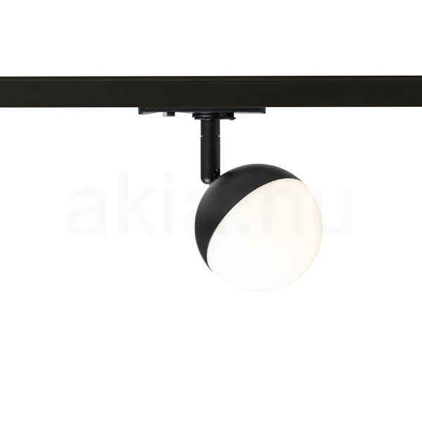 LYRA egy áramkörös sínre fekete tej akril 230V LED 5W  3000K