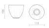 REACH mennyezeti lámpa fekete 230V LED E27 11W