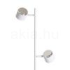 NOVA II állólámpa fehér króm/tej akril 230V LED 2x3.5W 3000K