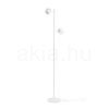 NOVA II állólámpa fehér króm/tej akril 230V LED 2x3.5W 3000K