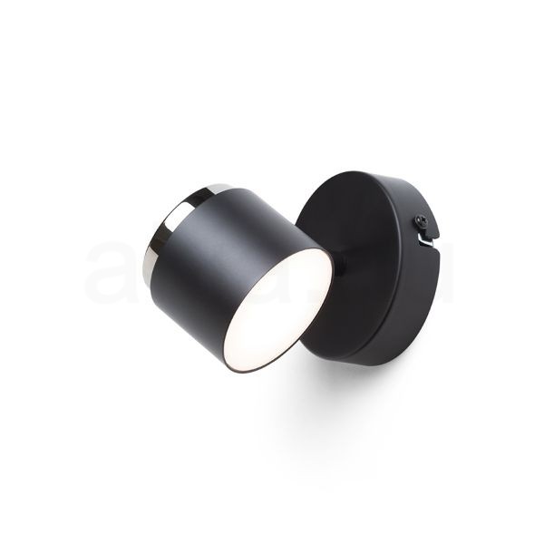 NOVA I fali lámpa fekete króm/tej akril 230V LED 4.2W 3000K