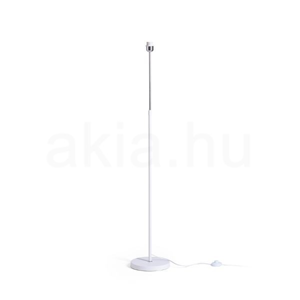 EMMETT állólámpa talapzat fehér króm 230V LED E27 15W