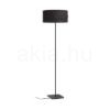 CORTINA/JAKARANDA állólámpa fekete/fekete textil/fém 230V LED E27 15W