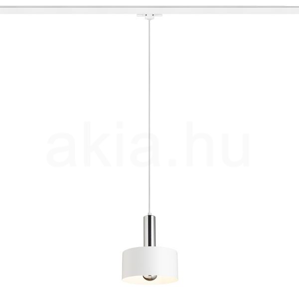 GIULIA 20 három áramkörös sínre fehér króm 230V LED E27 15W