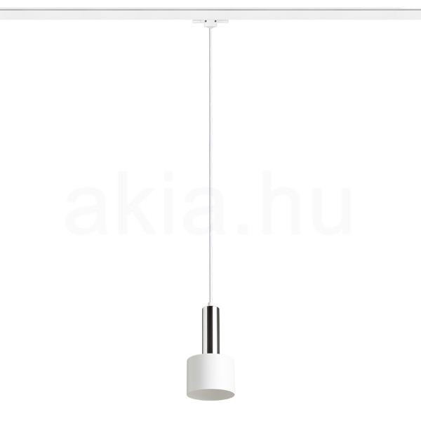 GIULIA 12 három áramkörös sínre fehér króm 230V LED E27 11W