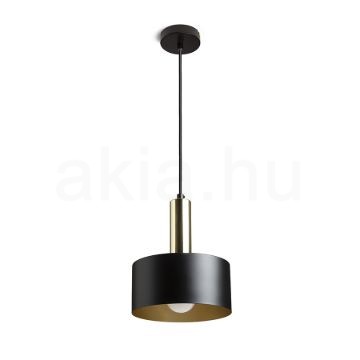 GIULIA 20 függő lámpa fekete/aranybarna sárgaréz 230V LED E27 15W