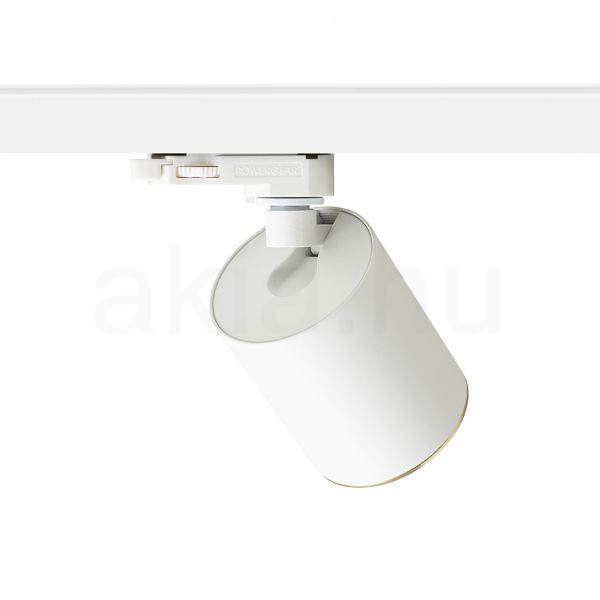 DARIO háromfázisú áramkörös sínre fehér szálcsiszolt sárgaréz 230V LED GU10 9W