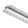 LED PROFILE B süllyesztett 1m  alumínium/tej akril 