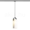 JULIETTA 31 egyfázisú áramkörös sínre  opál üveg/fekete 230V LED E27 15W