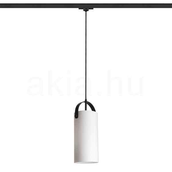 JULIETTA 31 háromfázisú áramkörös sínre  opál üveg/fekete 230V LED E27 15W