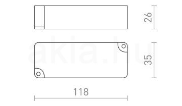 TRAFO 0-20W    230V/12V= 20W IP67