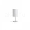 NYC/RON 15/20 asztali lámpa  Monaco galamb szürke/ezüst PVC/nikkel 230V LED E27 15W