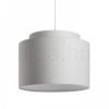 DOUBLE 40/30 lámpabúra  Chintz világosszürke/fehér PVC  max. 23W